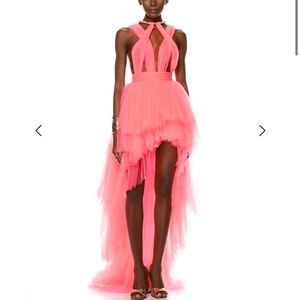 Bronx & Banco Taraji high low gown